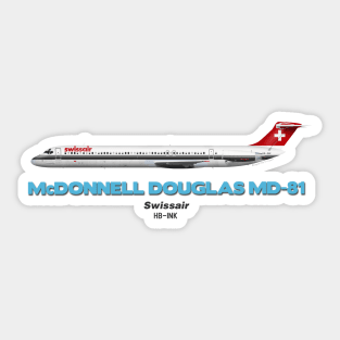 McDonnell Douglas MD-81 - Swissair Sticker